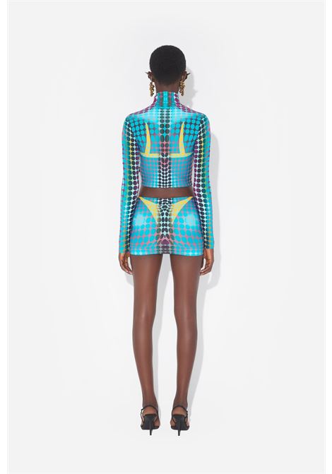 top high neck ls donna multicolor JEAN PAUL GAULTIER | 26/01-W-TO443-J042P502710